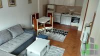 Se izdava namesten stan vo Skopje, Centar so povrshina od 42 m2.
 Ekstra: Centralno Parno, Lift, Klima.
 Cena: 350 EUR